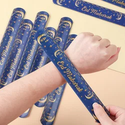 12pcs EID Mubarak Papa circle Bracelet Ramadan Decoration 2025 Islamic Muslim Party Supplies Eid Al Adha Gift Ramadan Kareem