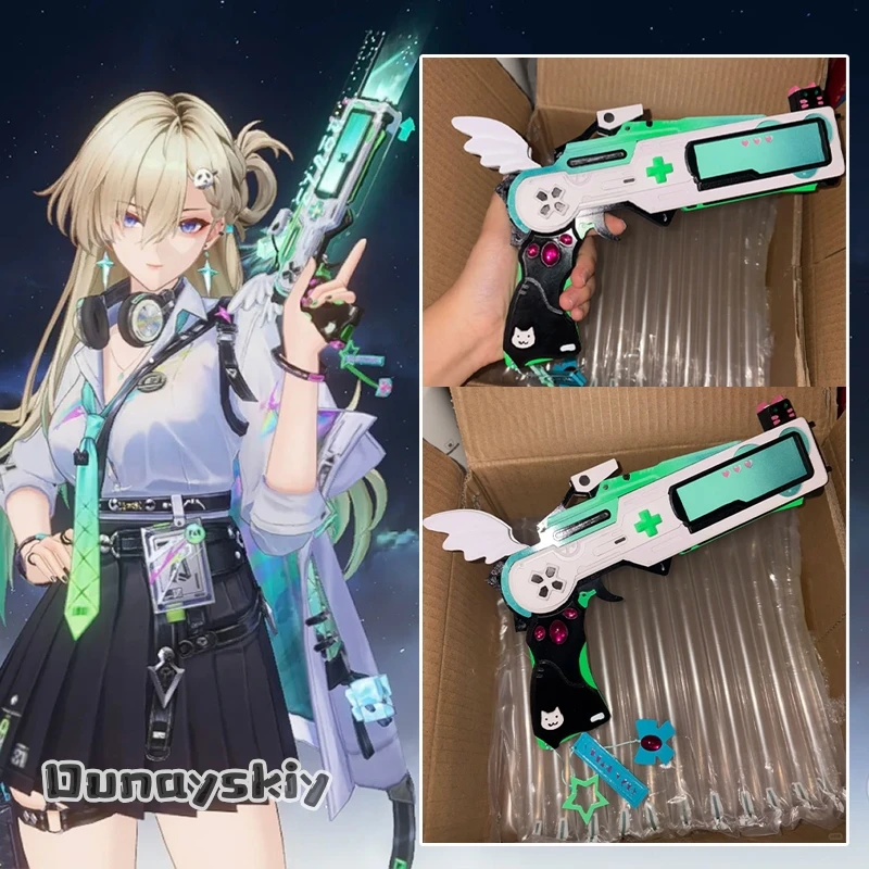 

Game Wuthering Waves LYNAE Cosplay Costume 28*17*5cm Character Roleplay Handheld Props Iridescent Prop Can Glow Decoration