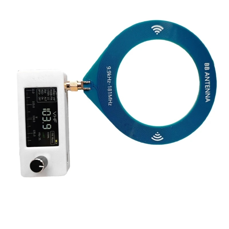 

SI4732 Mini Radio Receiver Portable Shortwave Radio USB FM Full Band Radio Receiver with Rings Antennas Pocket Size 601B