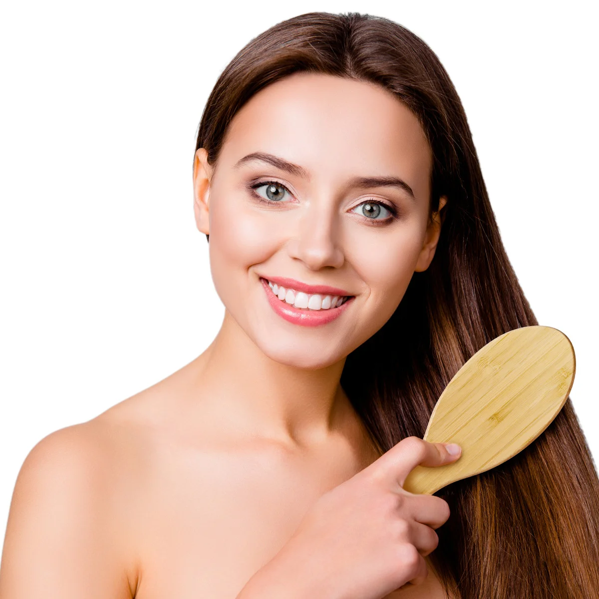 

Bamboo Anti-Static Scalp Massage Comb Wooden Hair Brush Ergonomic Handle Airbag Design Relieve Headache Reduce Hair Loss