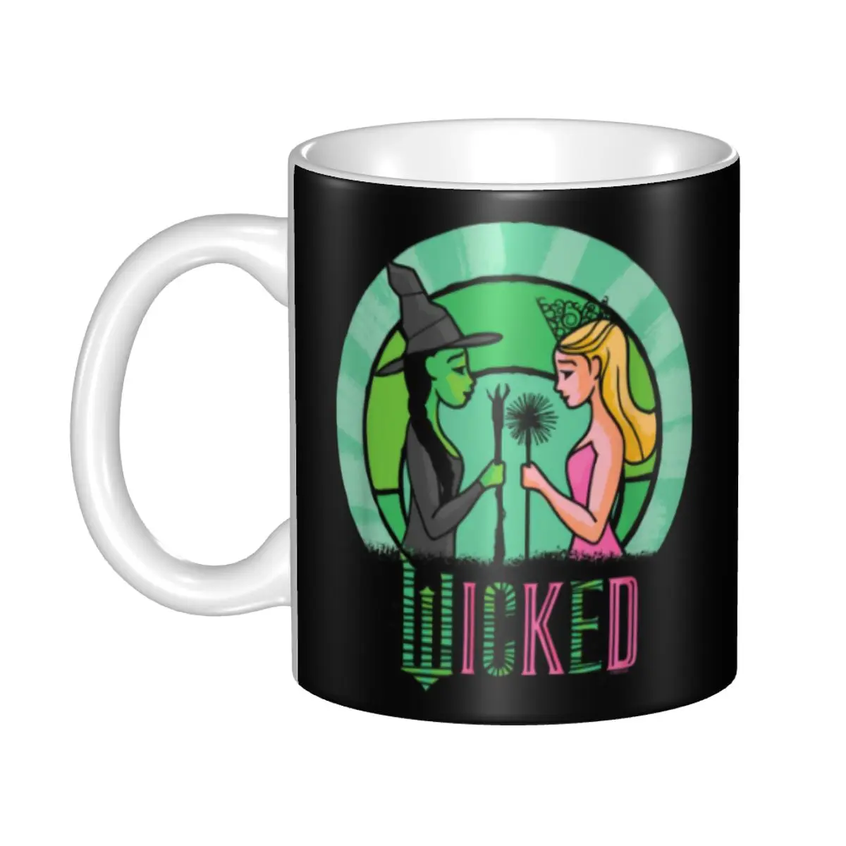 Custom DIY Wickeds Musical Movie Ceramic Mug Personalized Coffee Cup Creative Present