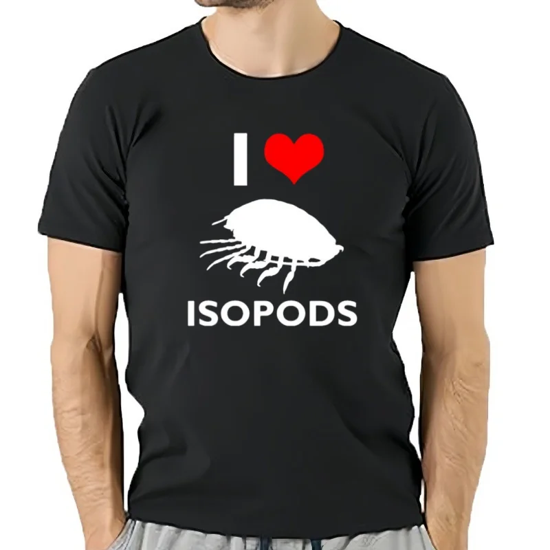 amo isopod t camisa isopodos animais amantes presente manga curta tamanho da ue 100% algodão de alta qualidade unisex