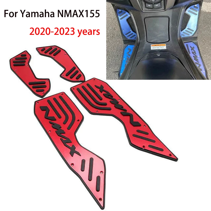 

Модификация мотоцикла, алюминиевая подставка для ног с ЧПУ, противоскользящая подставка для ног, аксессуары для Yamaha NMAX155 2020-2023 лет