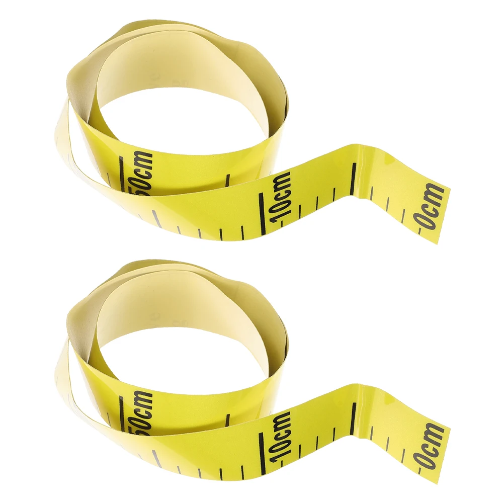 

2pcs Water Level Scale Tape High Precision Self Adhesive PVC Measuring Sticker Long Lasting for Tanks Pools Pipes