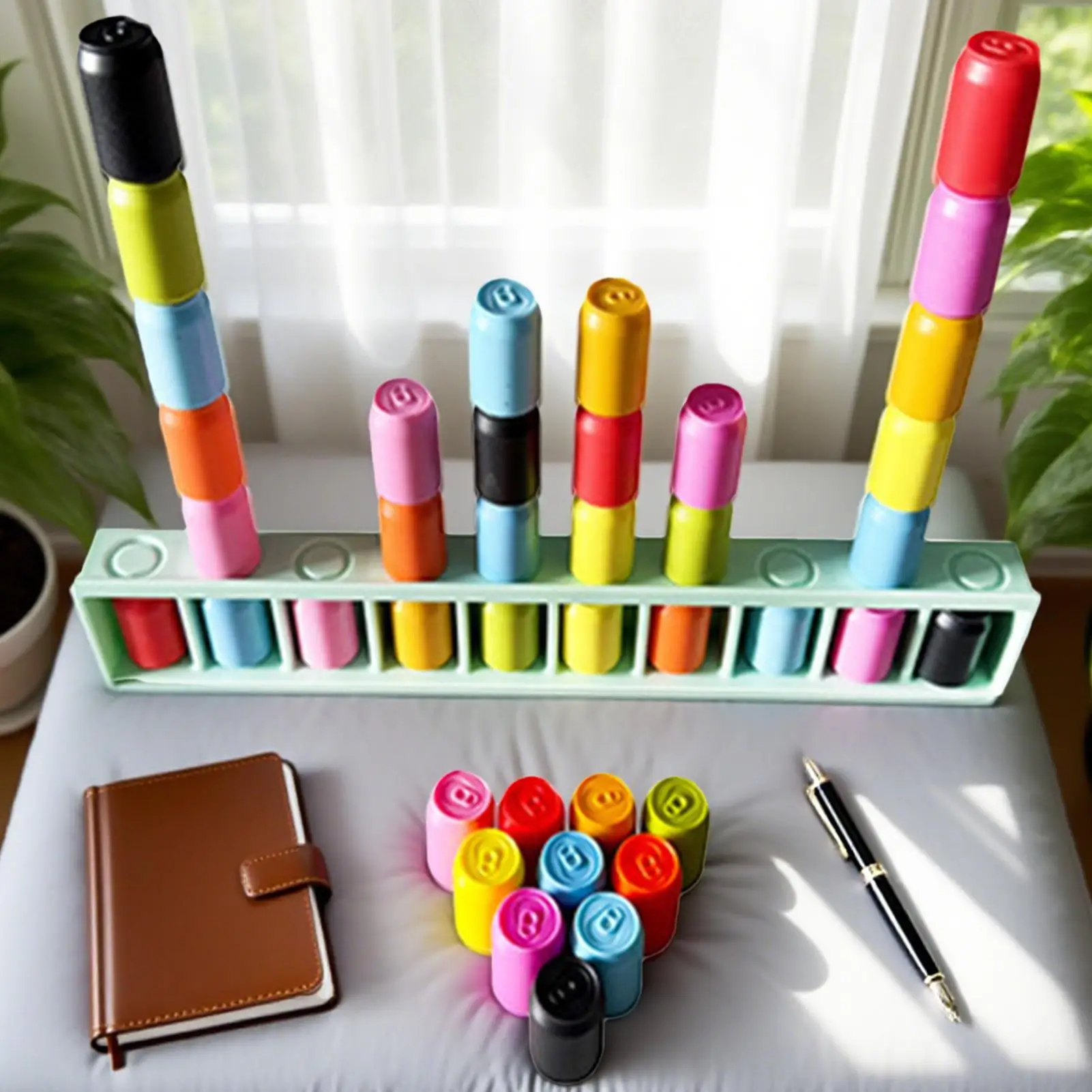 Matching Game For Kids Bottle Color Guessing Toy Fun Brain-Teasing Bottle Color Matching Game For Kindergarten School Gathering