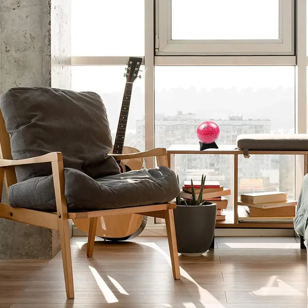 DUTRIEUX Ball Stand Display Holder Rack Support Base For Football Rugby Crystal Labyrinth Maze Ball Soccer Volleyball Basketball