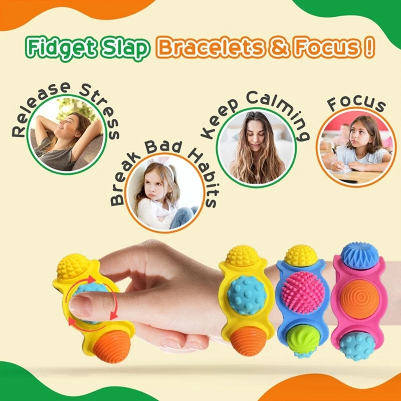 Creative Bracelet Meditation Gadget Bracelet Toy Hand Exercise Collectable Toy