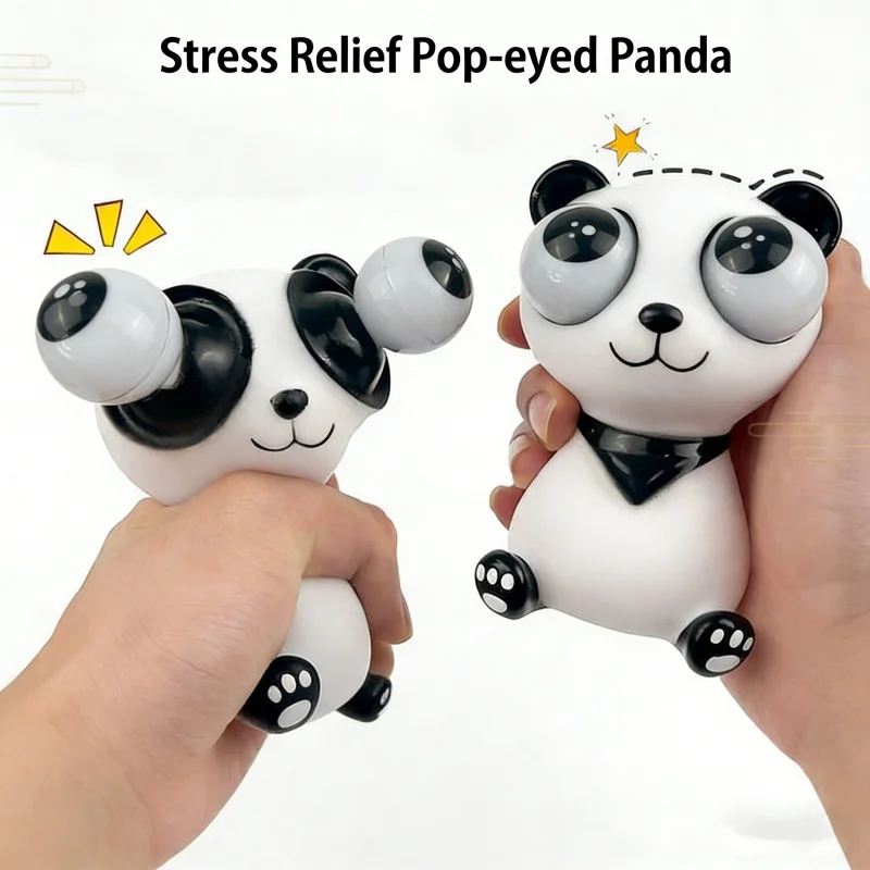 

best seller Panda Squeezing Doll Gaze Pinching Music Relieving Stress Tool for Children's Stress Relief Toy