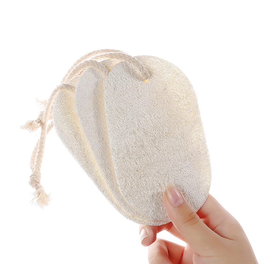 

3Pcs Kitchen Cleaning Loofah Sponge Natural Dish Washing Scrubber Pad Smooth Scratch-Free Cleaning Sponge for Bowls Pots