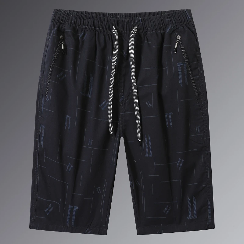 

Брюки с цветочным принтом для среднего и пожилого возраста. Мужские пляжные брюки. Шорты для папы. Брюки с пятью точками.