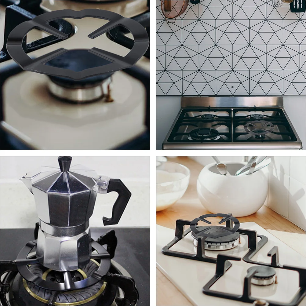 

5 Pcs Coffee Pot Holder Stove Rack Gas Shelf Bracket Kitchen Accessories Cast Iron Durable Anti Skid Home