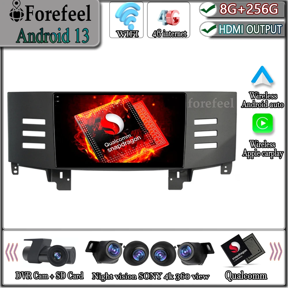 

Android 13 For Toyota Reiz Mark X 2005-2009 NO 2DIN Auto Car Player Multimedia Screen Navigation BT GPS WIFI High-performance