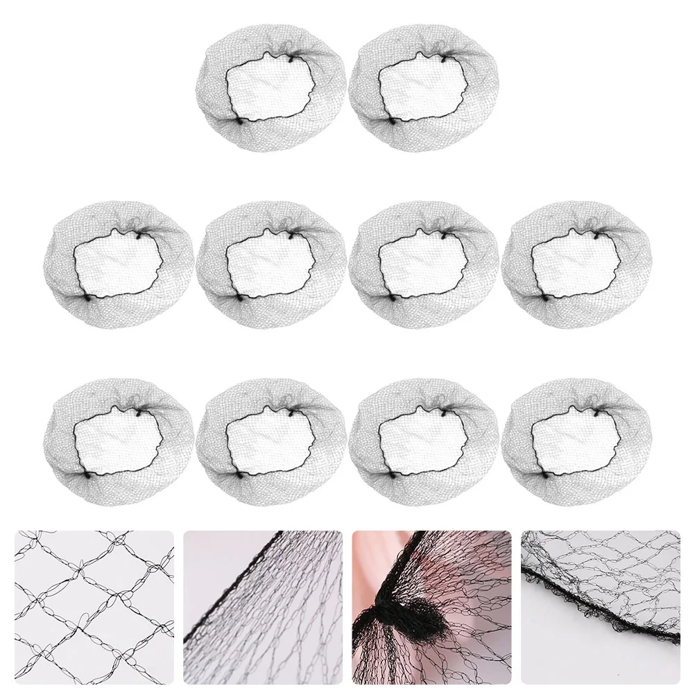 

100 Pcs Hair Net Hotel Clerk Invisible Hairnet for Women Dress-up Accessories Elastic Mesh Bun Nylon Nets