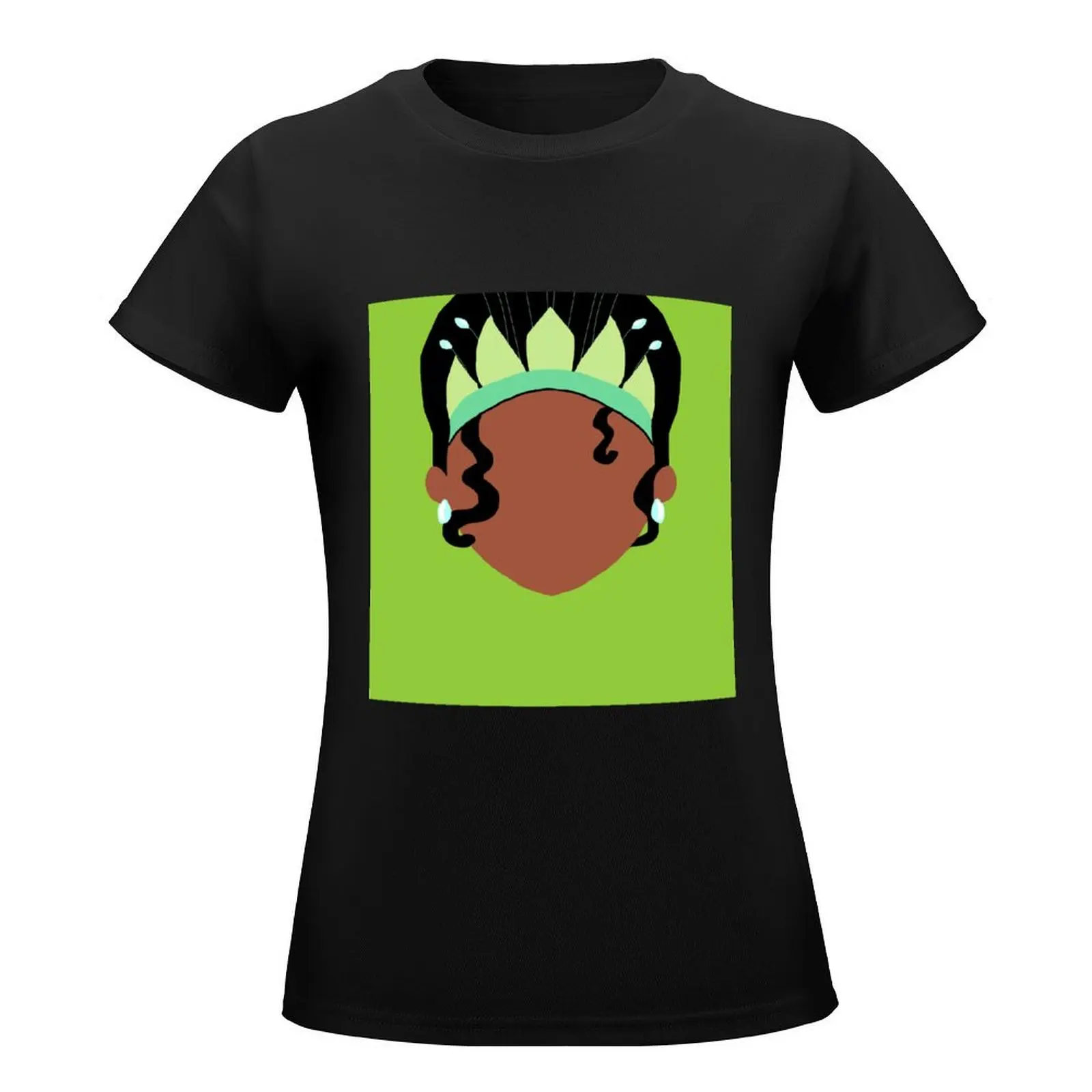 The Princess and The Frog - Princess Tiana digital artwork created by DaPresents T-Shirt summer top clothes for Women