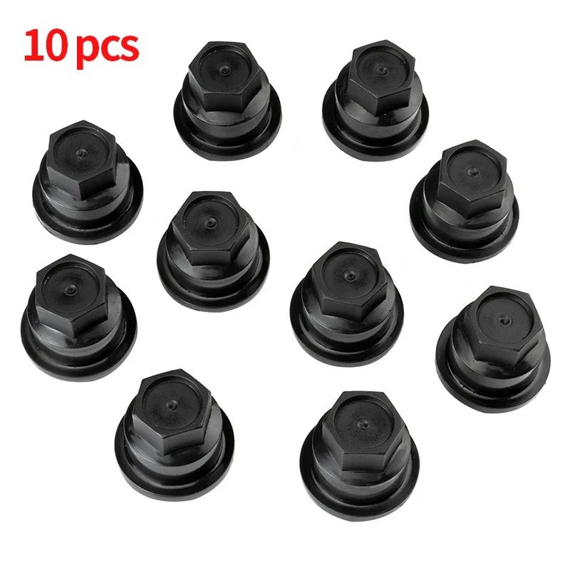 10/20pcs Black Plastic Wheel Lug Nut Covers Cap 560-5208 For Chevrolet S10 Blazer For Gmc Wheel Car Valve Cap Tire Cap 15661036