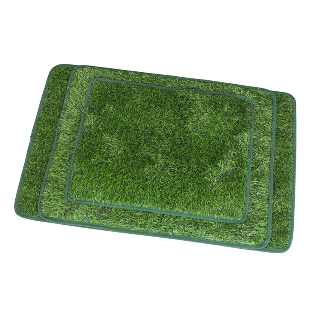 Simulated Lawn Pet Pee Pad Washable Pet's Toilet Training Pee Pad Easy to Clean Comfortable for Indoor Outdoor Pet Potty Mat