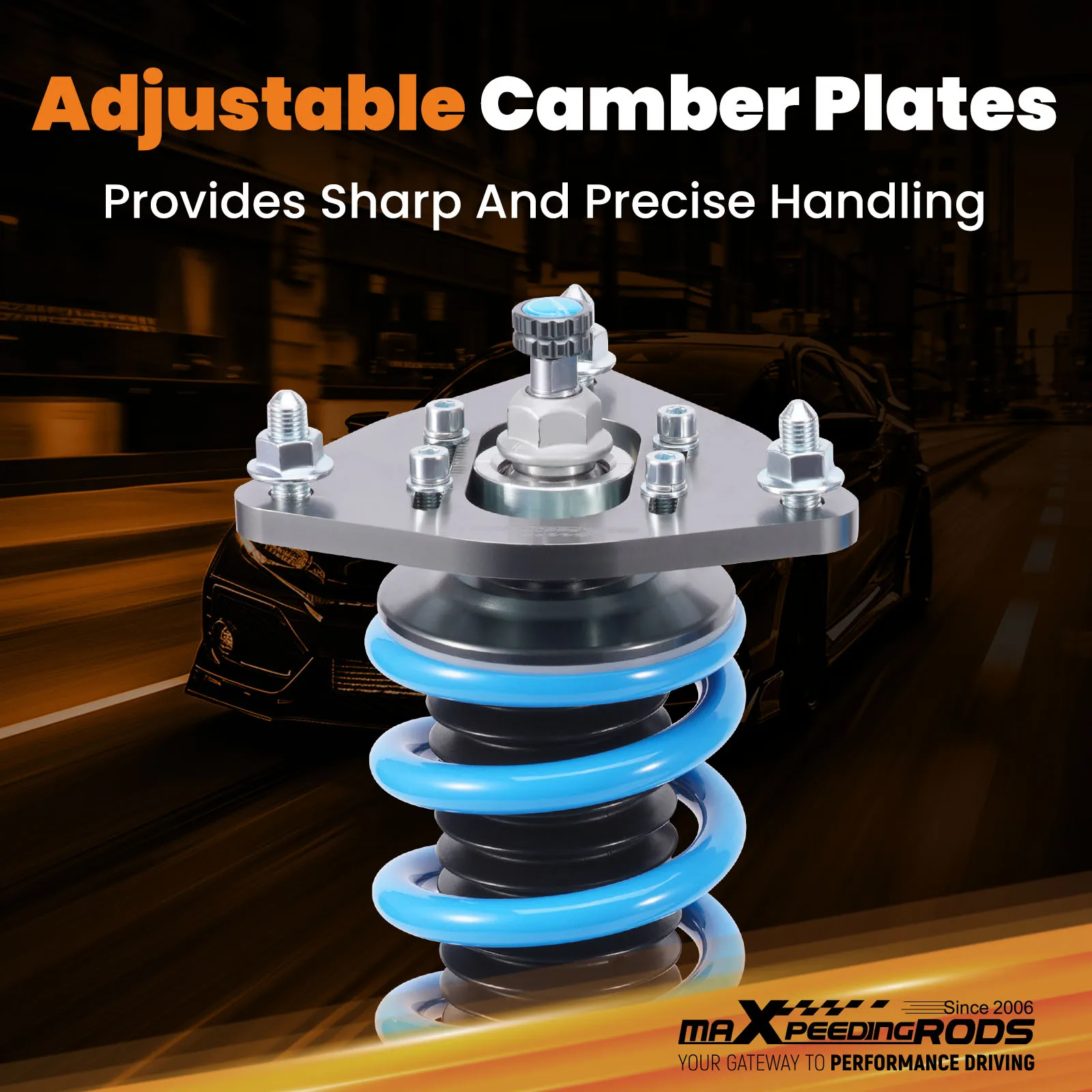 

Комплект койловеров MaXpeedingrods T6 с 24-позиционной регулировкой амортизаторов для Genesis Coupe 2010-2016