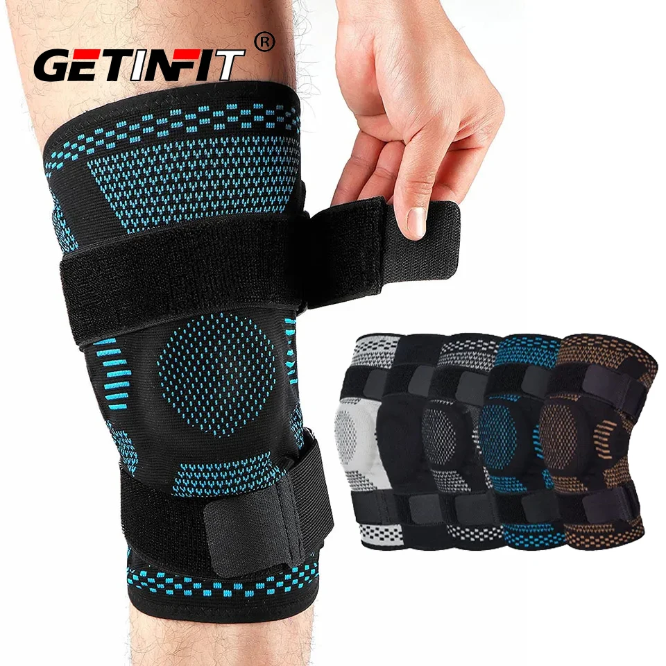 

1Pcs Knee Brace Support Compression Sleeve Knee Pain Patella Gel Side Stabilizers Meniscus Tear ACL Injury Recovery Men Women