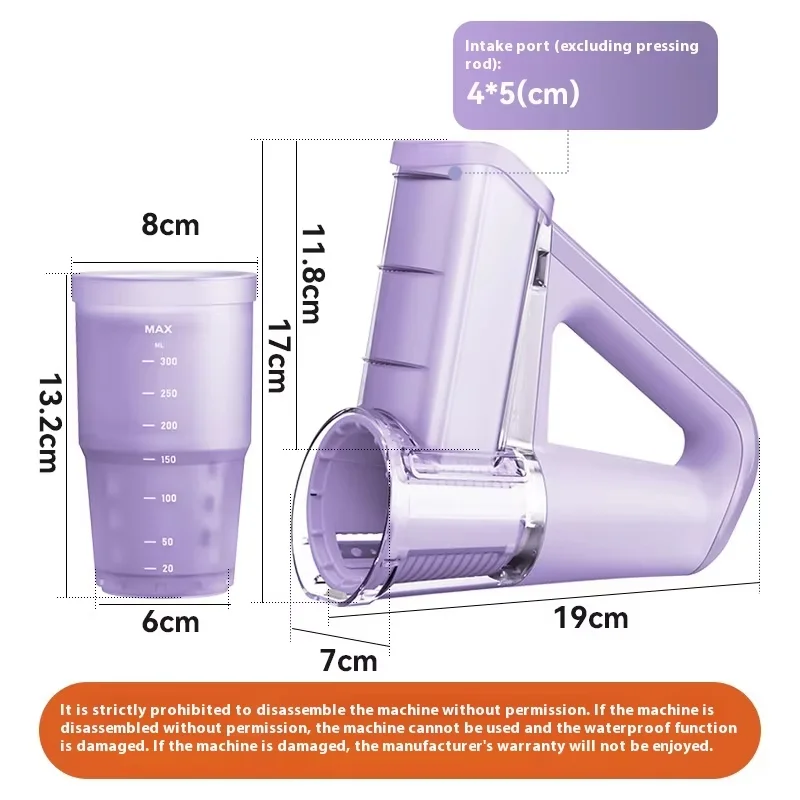 Multifunctional Electric Handheld Light Metal Steel Food Processor Handheld Gadget Cutting Fruit Electric Vegetable Slicer