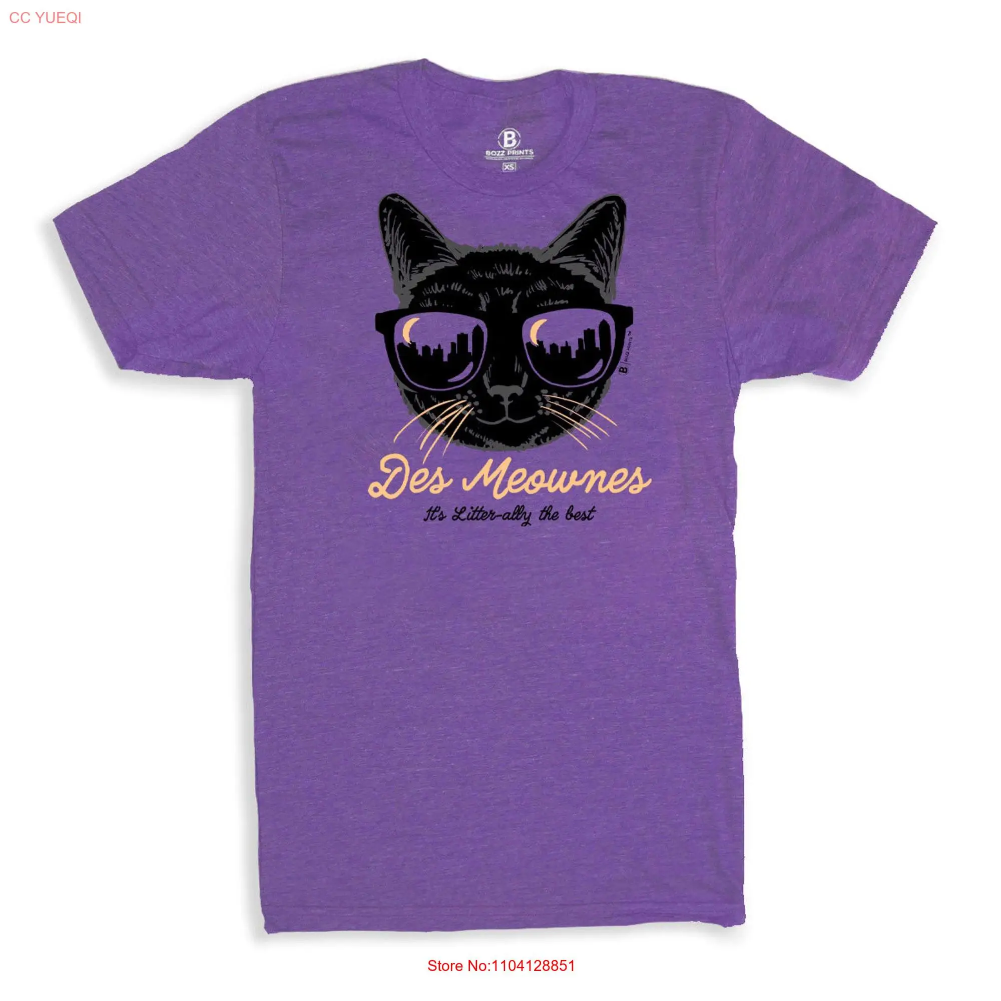 Des Meownes Litter ally The Best T Shirt long or short sleeves