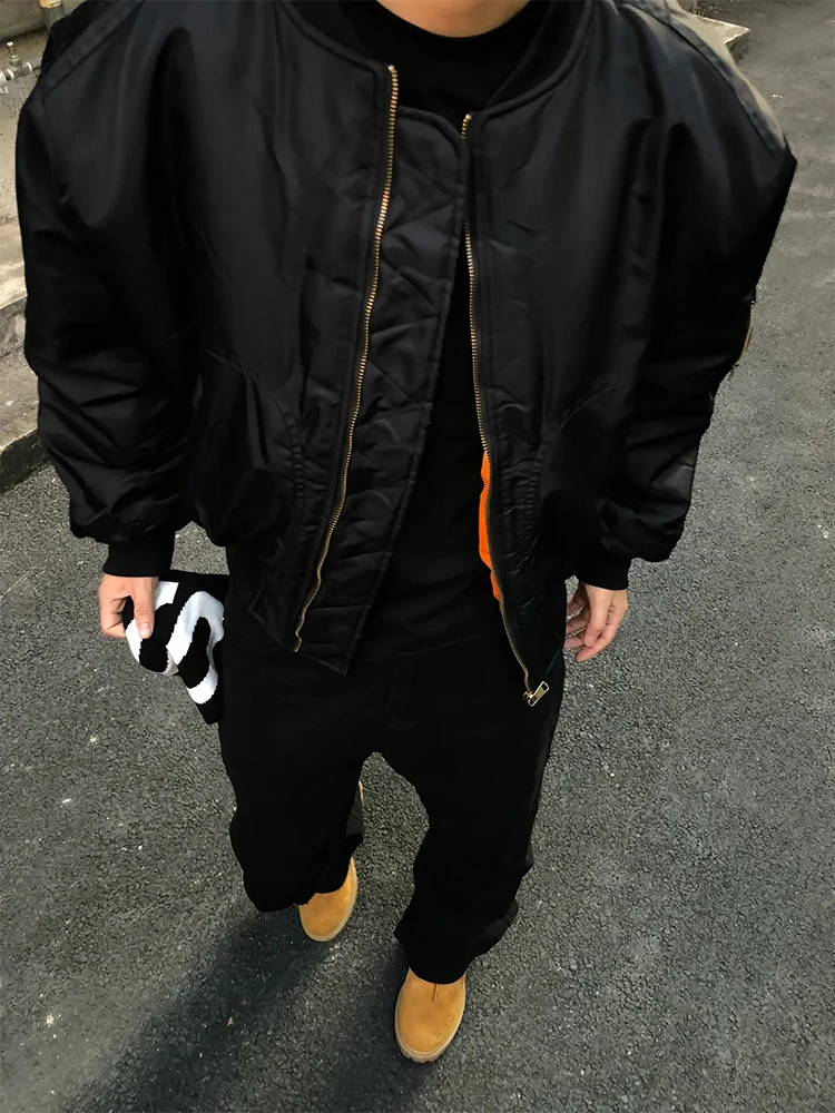 

Мужской зимний костюм-бомбер в американском ретро-стиле, из хлопка, утепленный, модный бренд, для активного отдыха