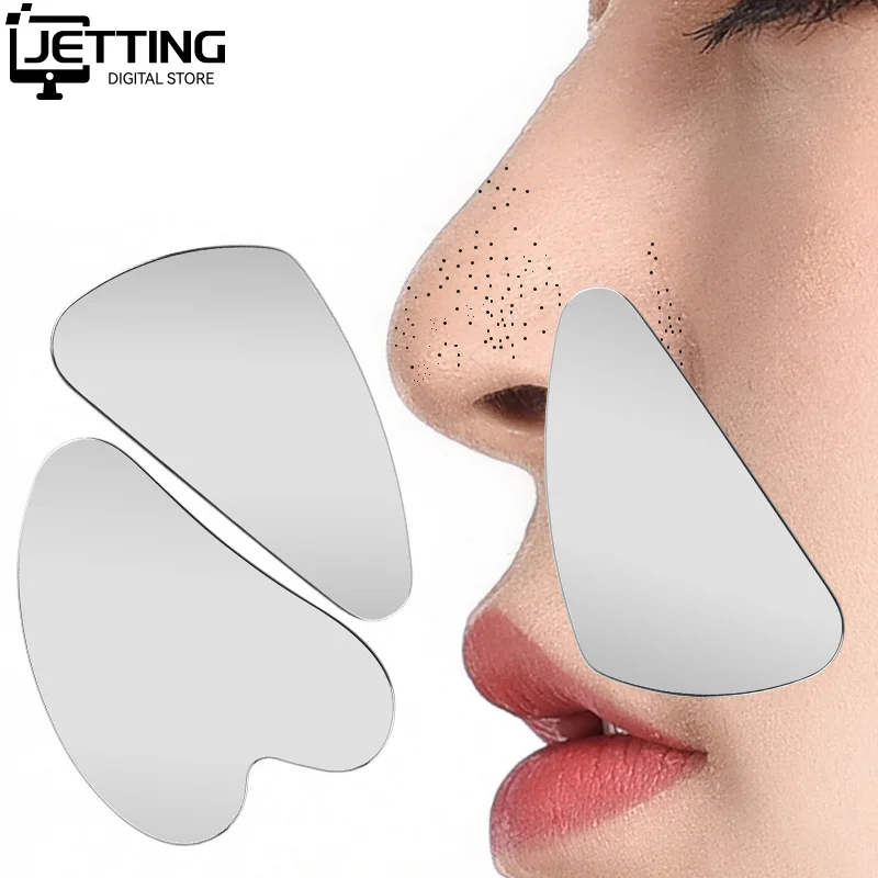 

1 шт., скребок Гуа Ша из нержавеющей стали, массажер для лица, шеи, тела, гуаша, массажный инструмент для ухода за кожей лица, доска Гуаша, массажер для лица