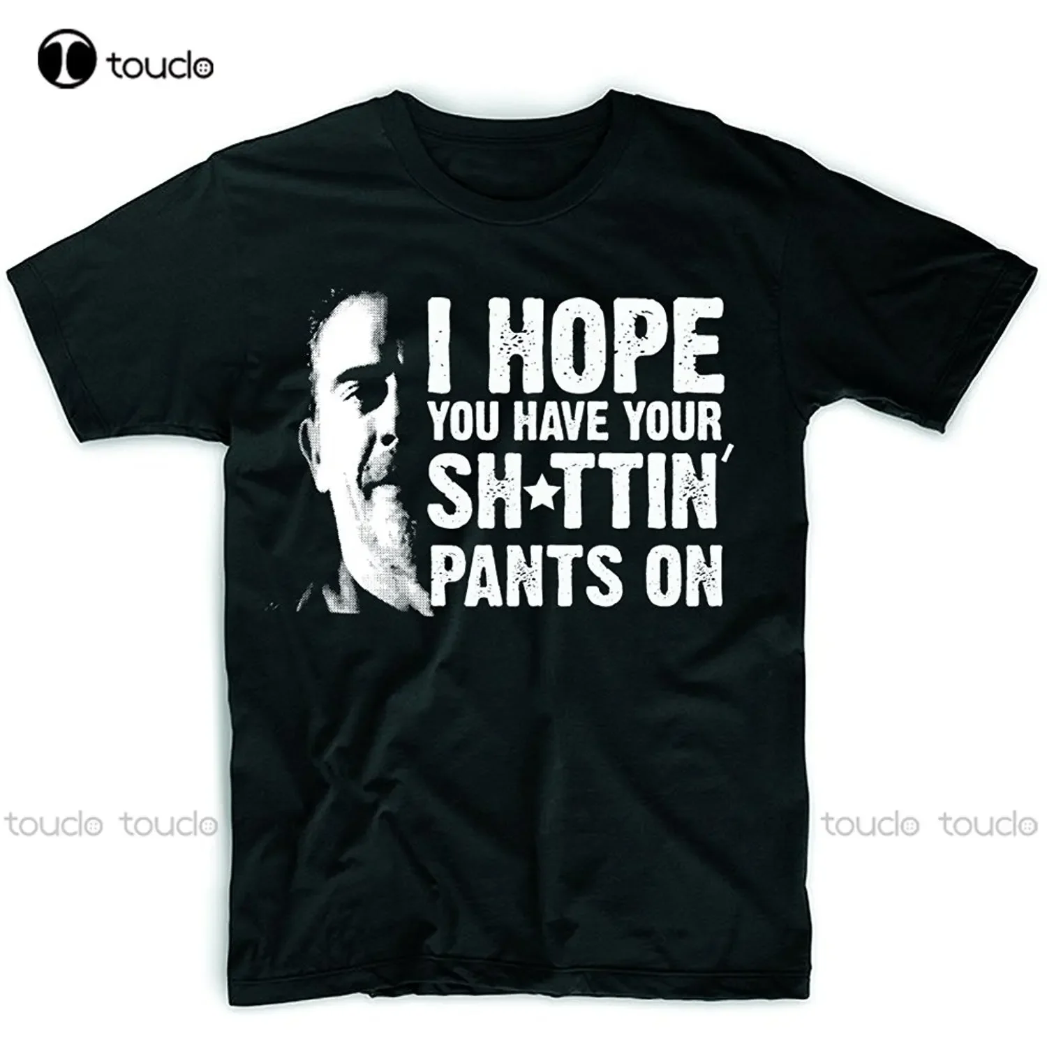 جديد الصيف الرجال تي شيرت أمل أنك الحصول على Shttin بانتر على Twd الأسود تي شيرت نيجان المشي الميت للجنسين موضة مضحك جديد