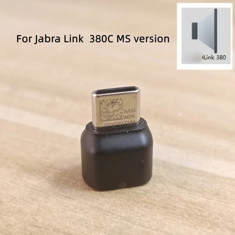 

For Jabra Link 380 MS USB-A UAB-C Bluetooth Adapter Dongle for Evolve2 85 75 65 headset compatible with Microsoft Teams