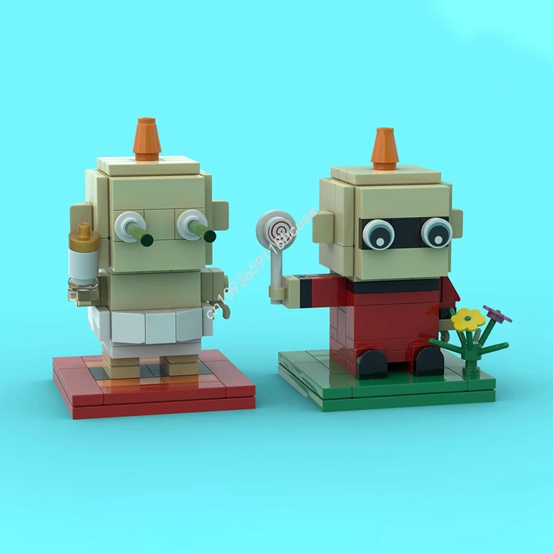 

177 шт. MOC Jack Incredibles TWIN PACK Brickheadz модель строительные блоки креативный кирпич детская идея на день рождения игрушки рождественские подарки