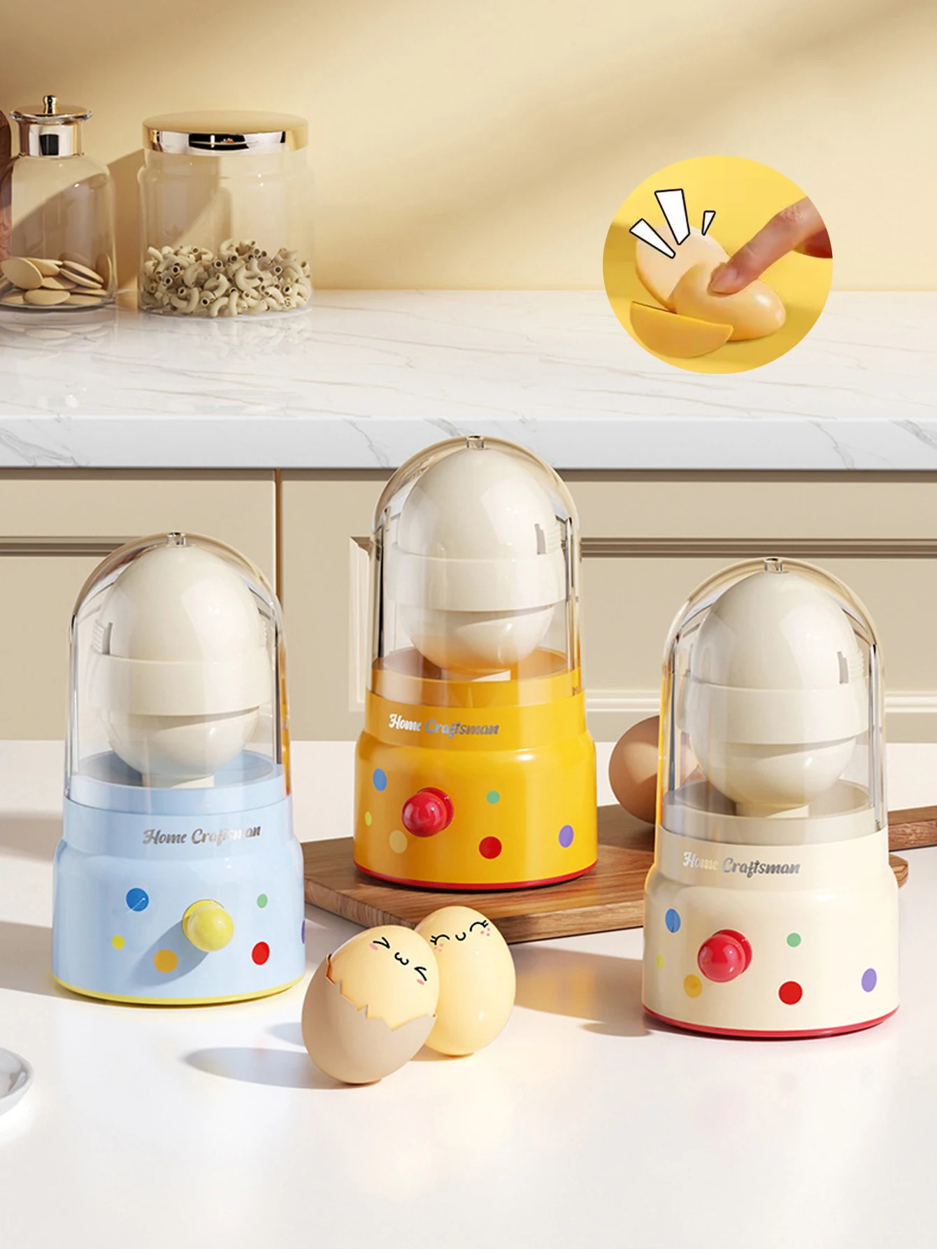 Egg Yolk Mixer Portable Egg Scrambler Shaker Manual Egg Egg Manual Gadgets Mixer Egg Puller Kitchen Golden Egg Maker
