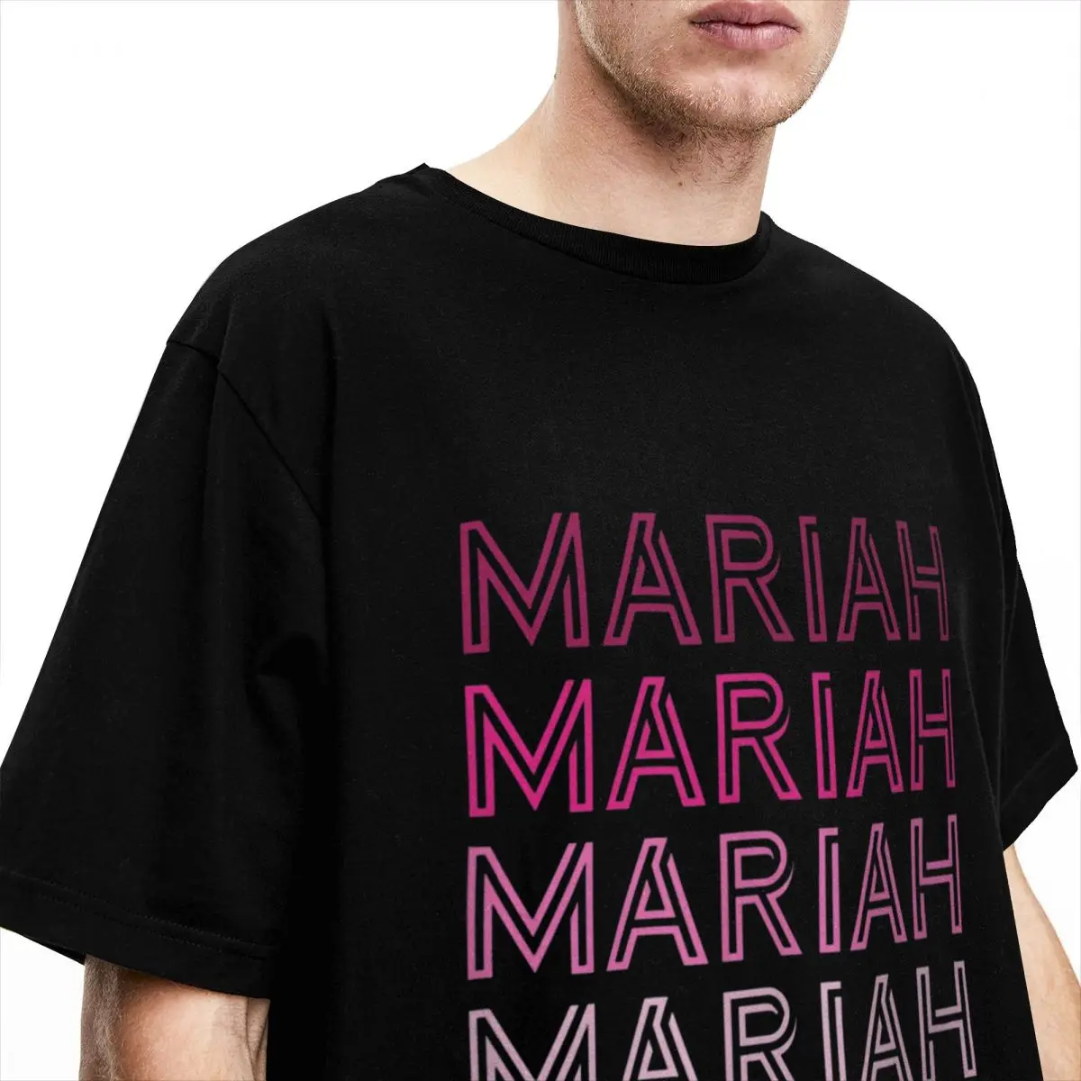 American Mariahs Careyed T-Shirt Summer Music Singer T Shirts 100% Cotton Hip Hop Tee Shirt For Men Short Sleeve Top Tees