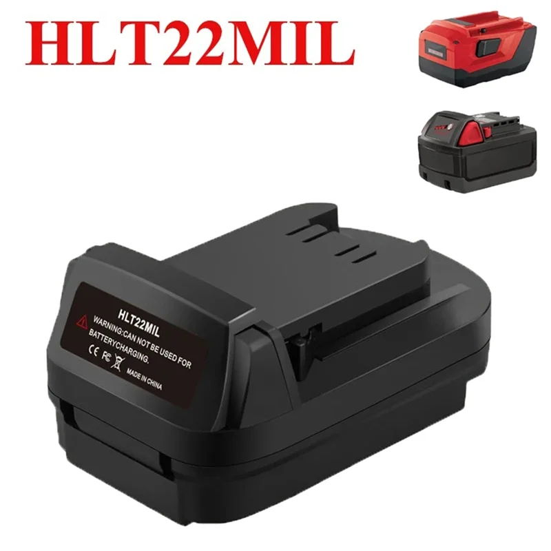 Adattatore batteria A74E per batteria 18V M18 per Hilti 22V B22 Adattatore convertitore batterie Li- Alimentazione batteria anche