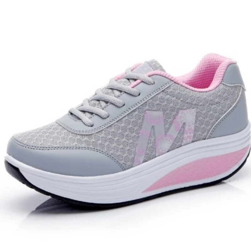 Spring And Summer Rocking Shoes  Comfort Sponge Cake Women Single Shoes Sports Shoes Casual Shoes Travel Shoes Running Shoes