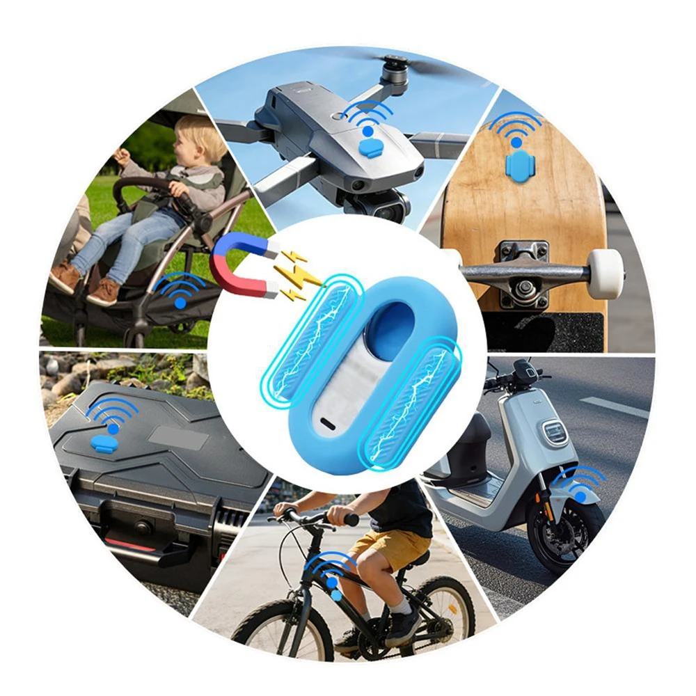 For Samsung Smart Tag 2 Magnetic Holder Anti-loss Silicone Protective Case for SmartTag2 Cover Car Bike Drones Skateboards view 4