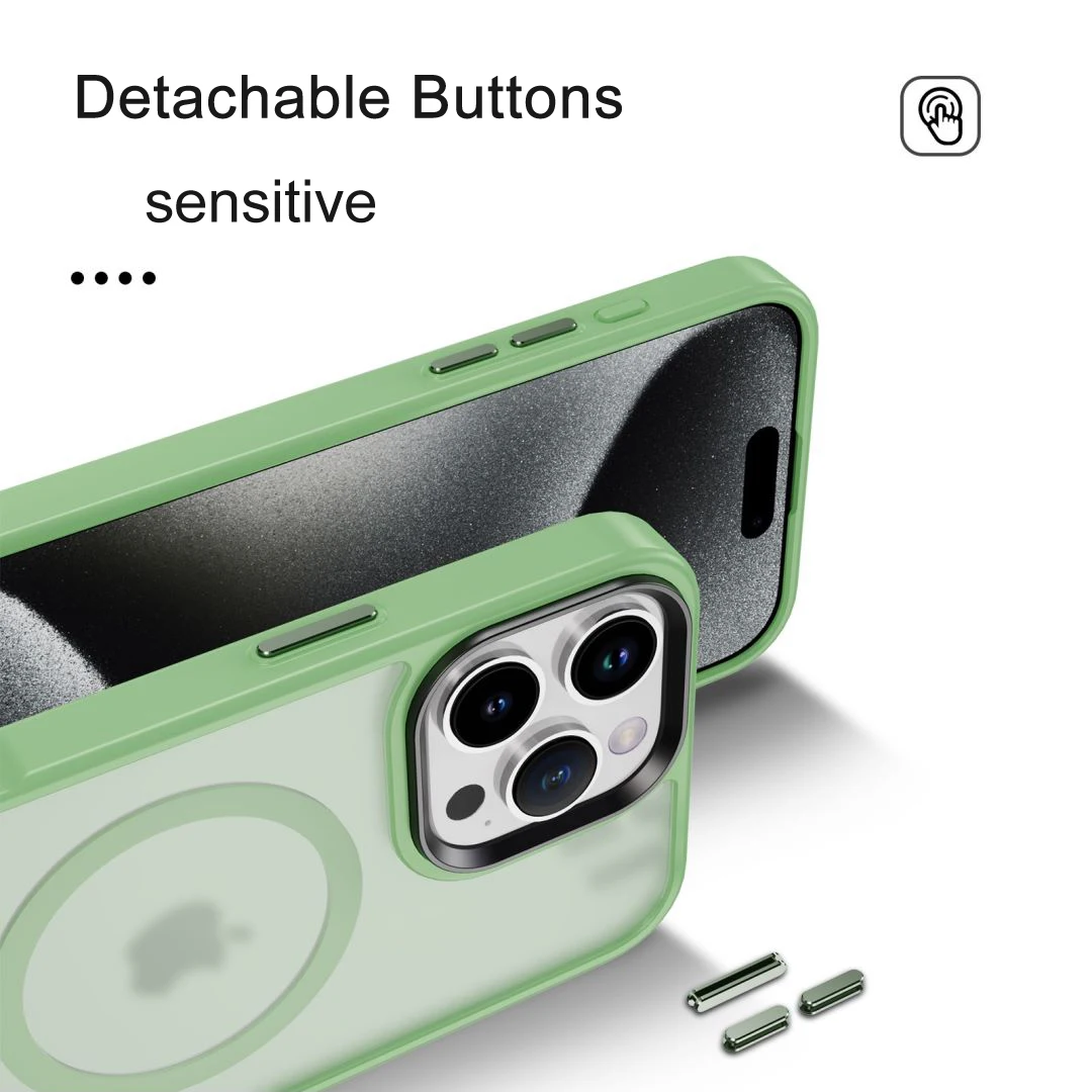 for Magsafe Wireless Charging Magnetic Phone Case for iPhone 16 15 13 14 12 11 Case Pro Max Plus Matte Shockproof Hard Cover