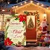Christmas Garden Flag 12x18 Inch Savior Bible Verse Yard Decor jjp