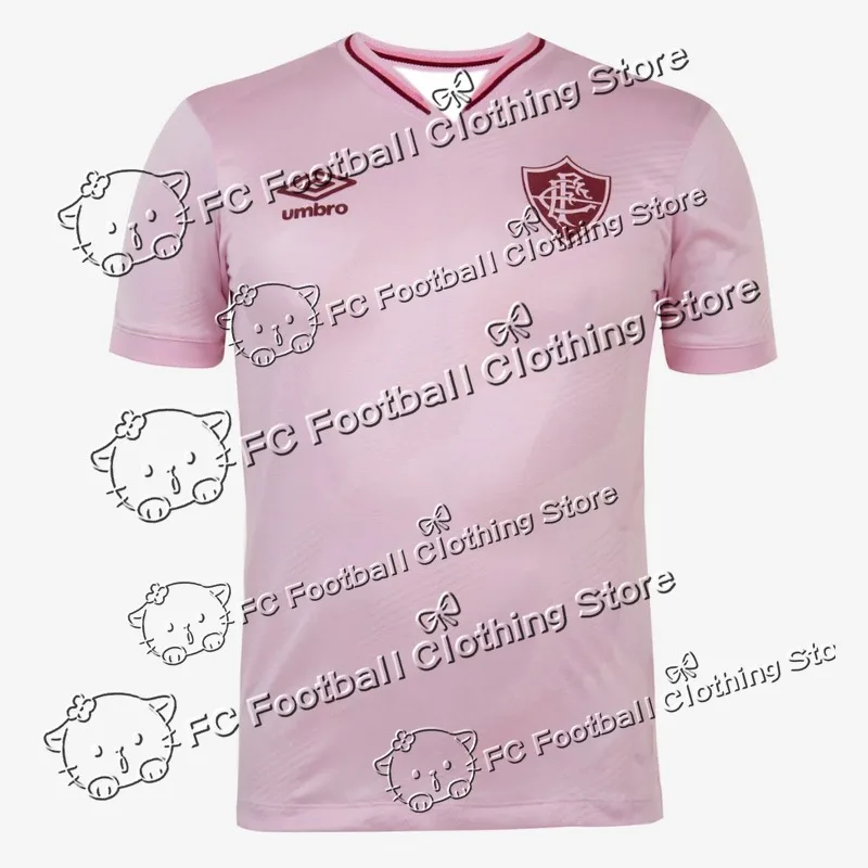 

Fluminense Pink October Football Jersey - 2024 2025 Outdoor Sportswear for Adults and Kids Daily Training Wear