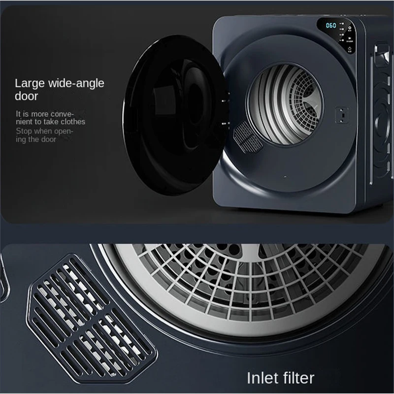 45L pulpit 4kg suszarka ubrania domowe automatyczna suszarka do ubrań bęben do usuwania małych sterylizacji roztocza ze stali nierdzewnej