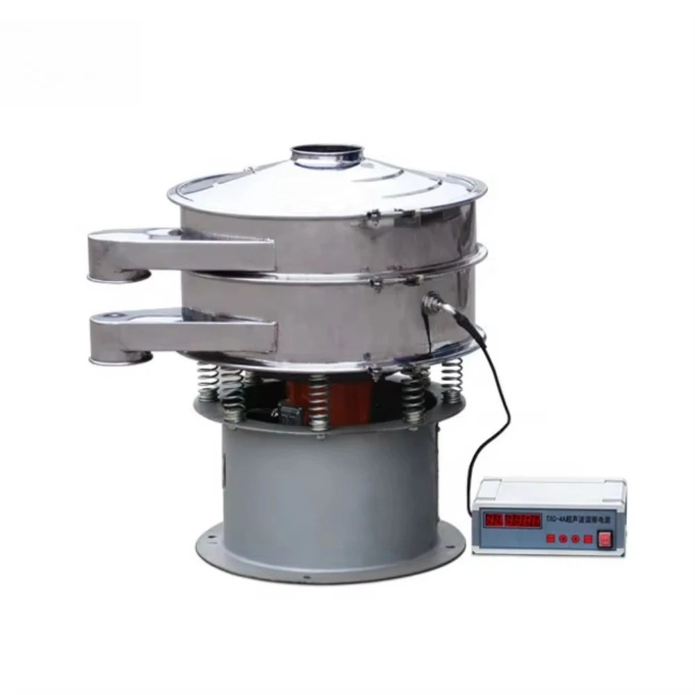 Stainless Steel Rice Sesame Coffee Sugar Flour Starch Spice Food Powder Ultrasonic Vibrating Sieve Sifter Screen Machine
