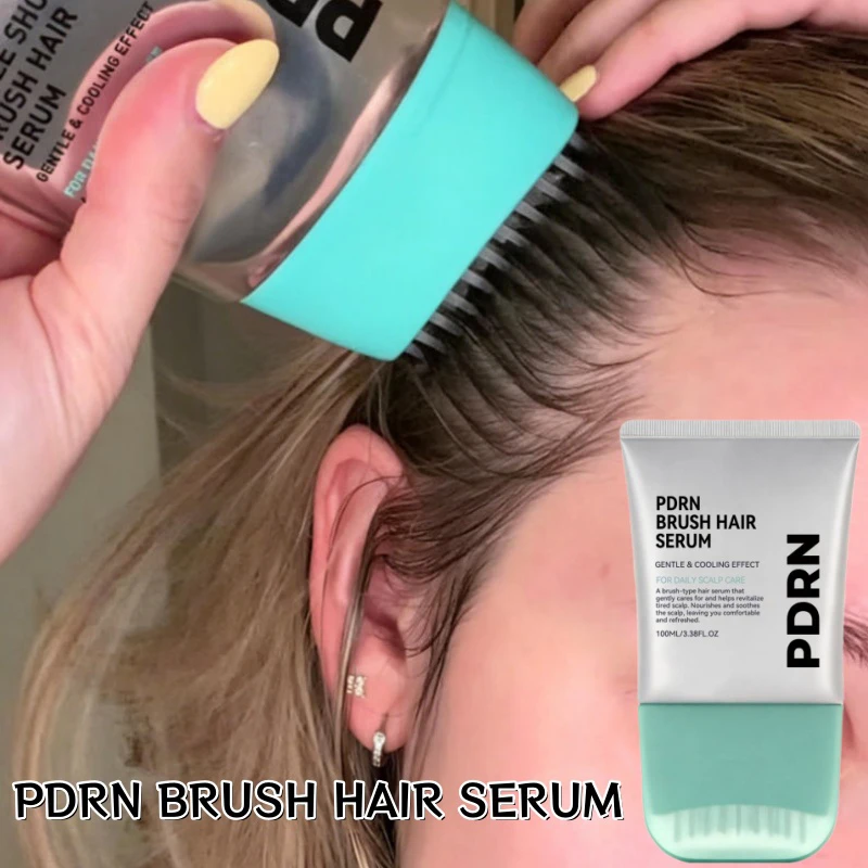 PDRN Reedle Shot Brush Hair Serum Hair Nourishing Strengthening Scalp Massager Fresh Thicker Hair Care Essence Korean Hair Care
