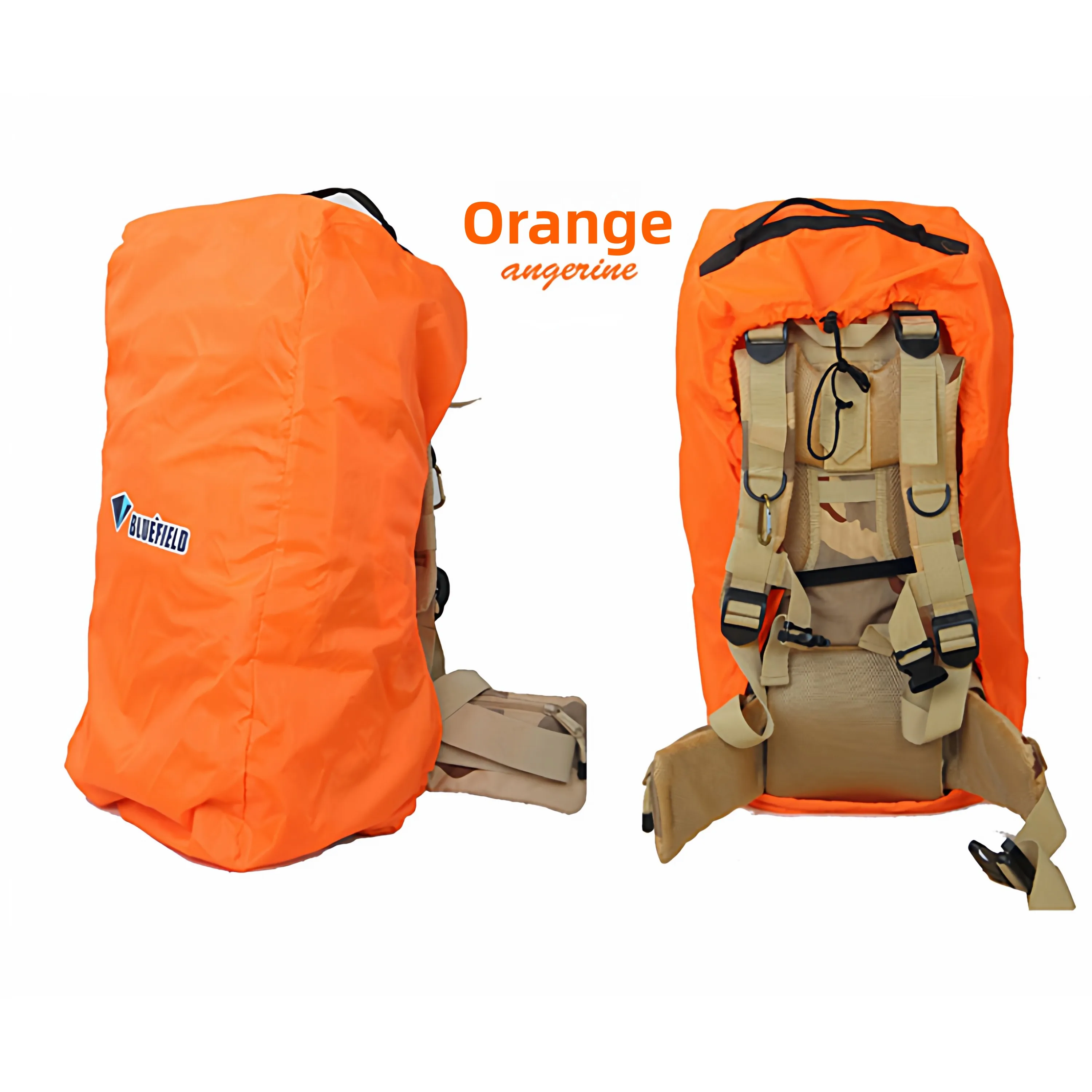 Waterproof Dustproof Outdoor Hiking Backpack Cover Full Enclosure Rain Shield Double Shoulder Bag Protector for Shipping