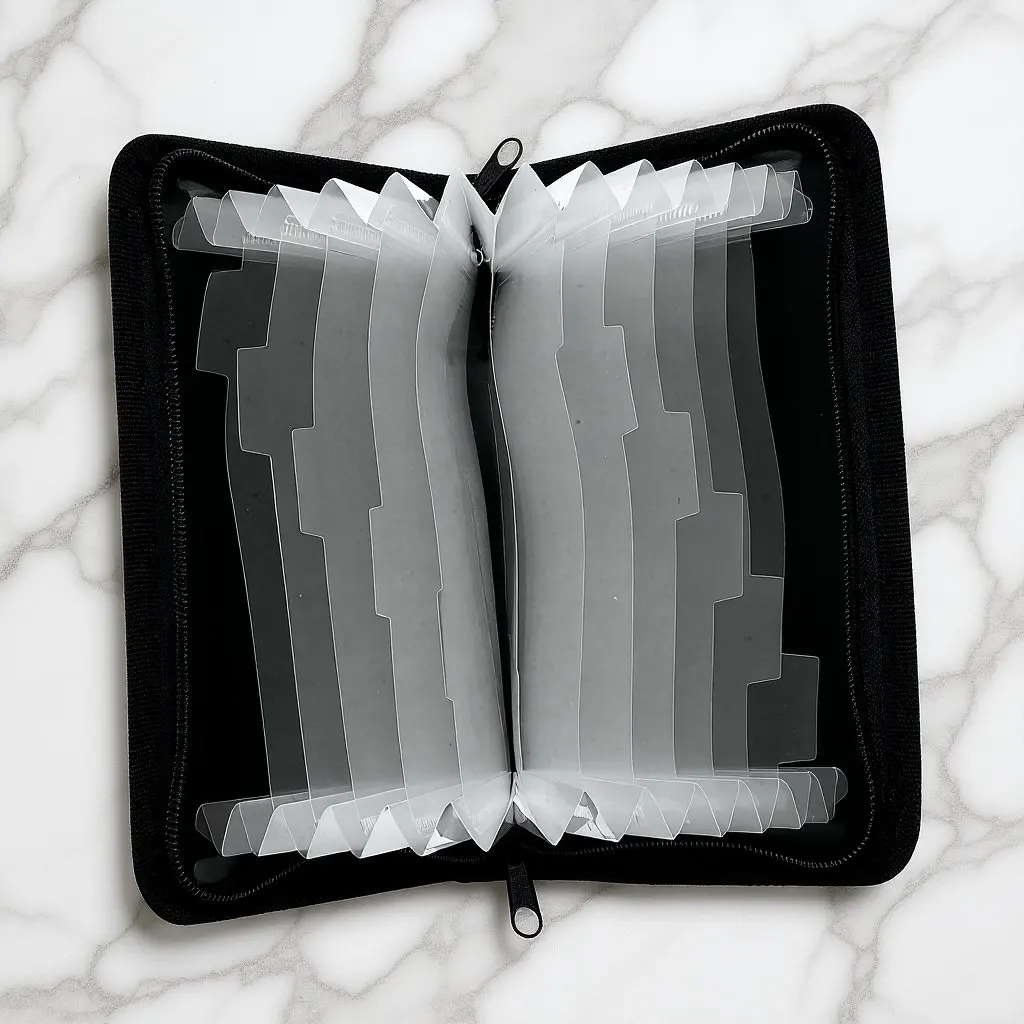 

Mini Accordion File Folder Portable Document Organizer Zipper for Bills Cash Receipt Storage Important Papers Holder