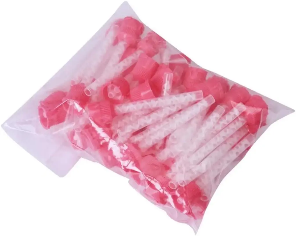 

Dental Mixing Tip Oral Material Mixing Tips Impression Pink 100PCS