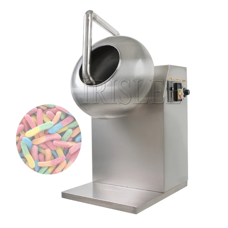 

Sugar Coating Machine Automatic Peanut Candy Rolling Machine Stainless Steel Sugar Coater