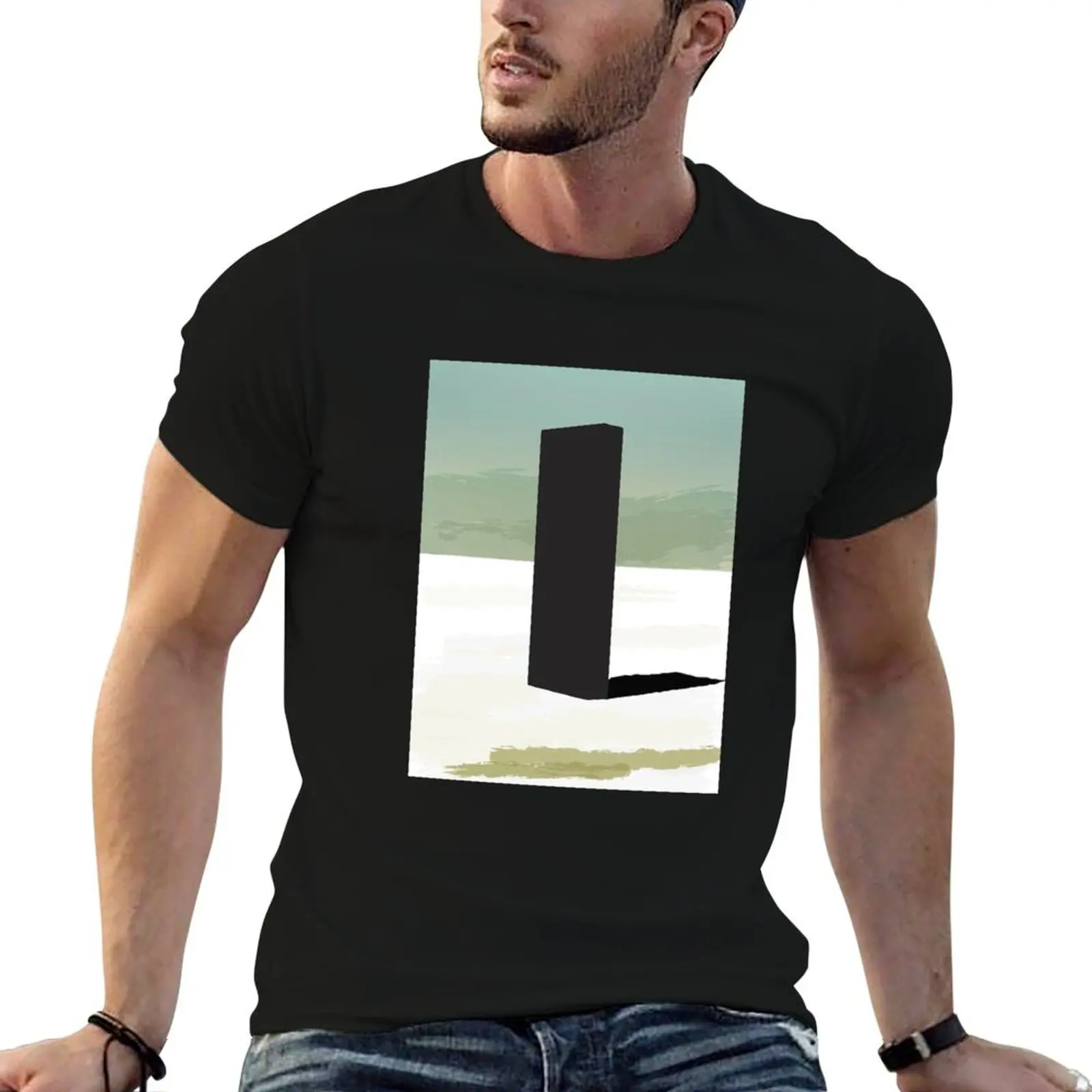 

cotton Monolith man T-Shirt t 100% shirt #1 graphic tshirt