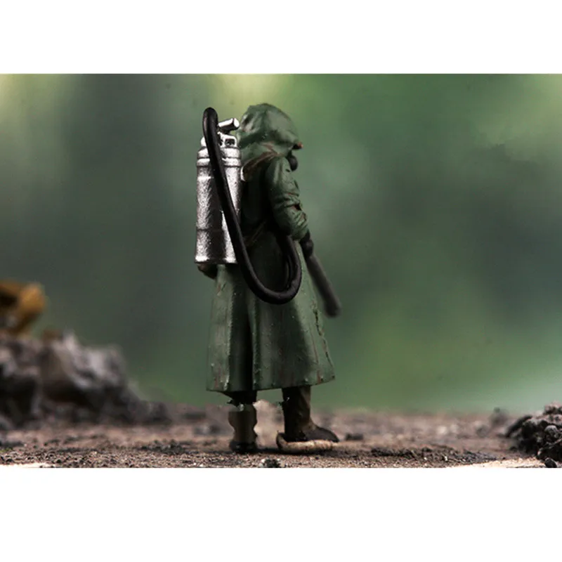 1:72 Scale Model 1 Pcs Realistic Action Figure Chernobyl Biochemical Soldier Dolls Toys DIY Scene Accessory Collection Display