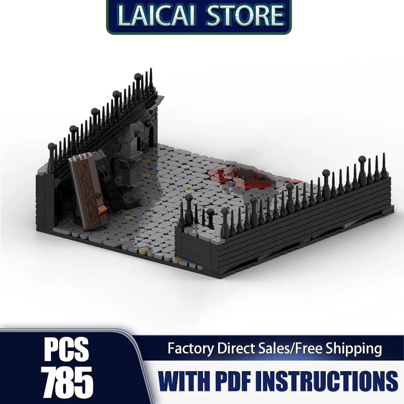 

Популярная игра Moc, строительные блоки, модульная кровеносная модель охотника, кирпичи, сделай сам, сборка, строительная игрушка, праздничные подарки на день рождения