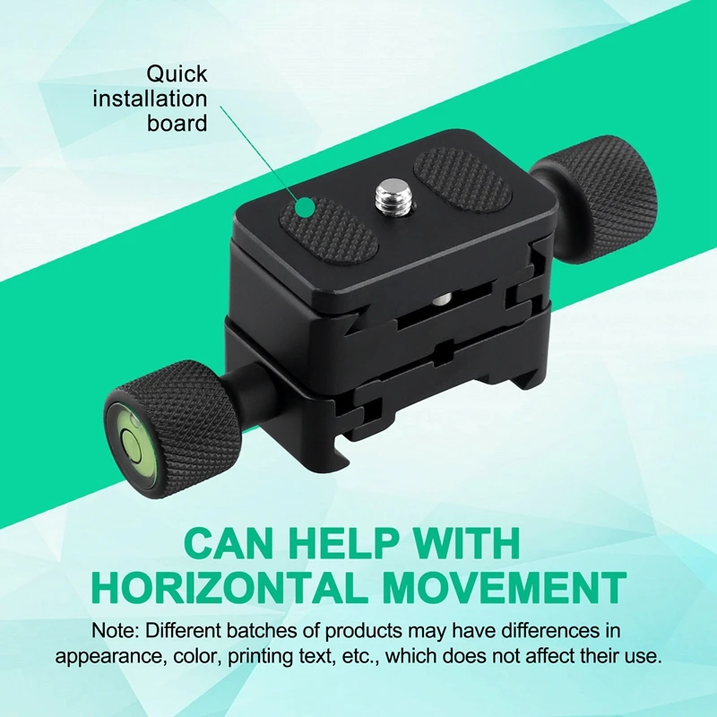 قاعدة متنقلة مزدوجة الجوانب BNVN مع لوحة تحرير سريعة، حامل كاميرا مزدوج لعدسات المقربة، ملحقات بانورامية