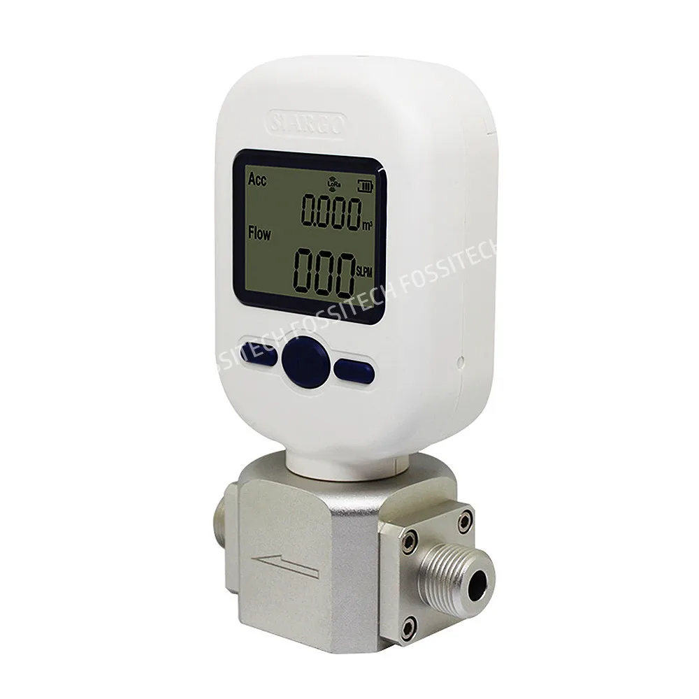 Imagem -04 - Medidor de Fluxo Digital de Gás e Nitrogênio e Oxigênio Modbus g1 Mf5712 250l Min Série Mf5700 250l Min Rs485 Novo