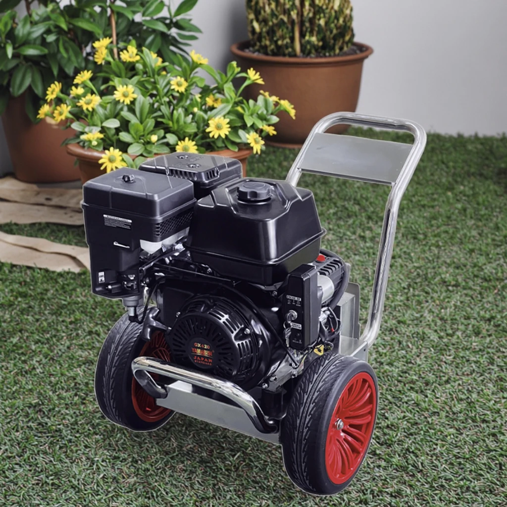 كو هونغ 15hp غسالة الضغط الفولاذ المقاوم للصدأ غسالة الضغط 3600psi 4400 Psi 4 Gpm غسالة الضغط الغاز